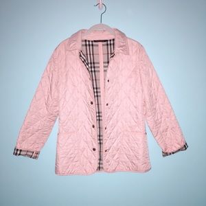 Burberry London Quilted Jacket Light Pink S